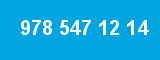 978 547 12 14 978 547 12 14
